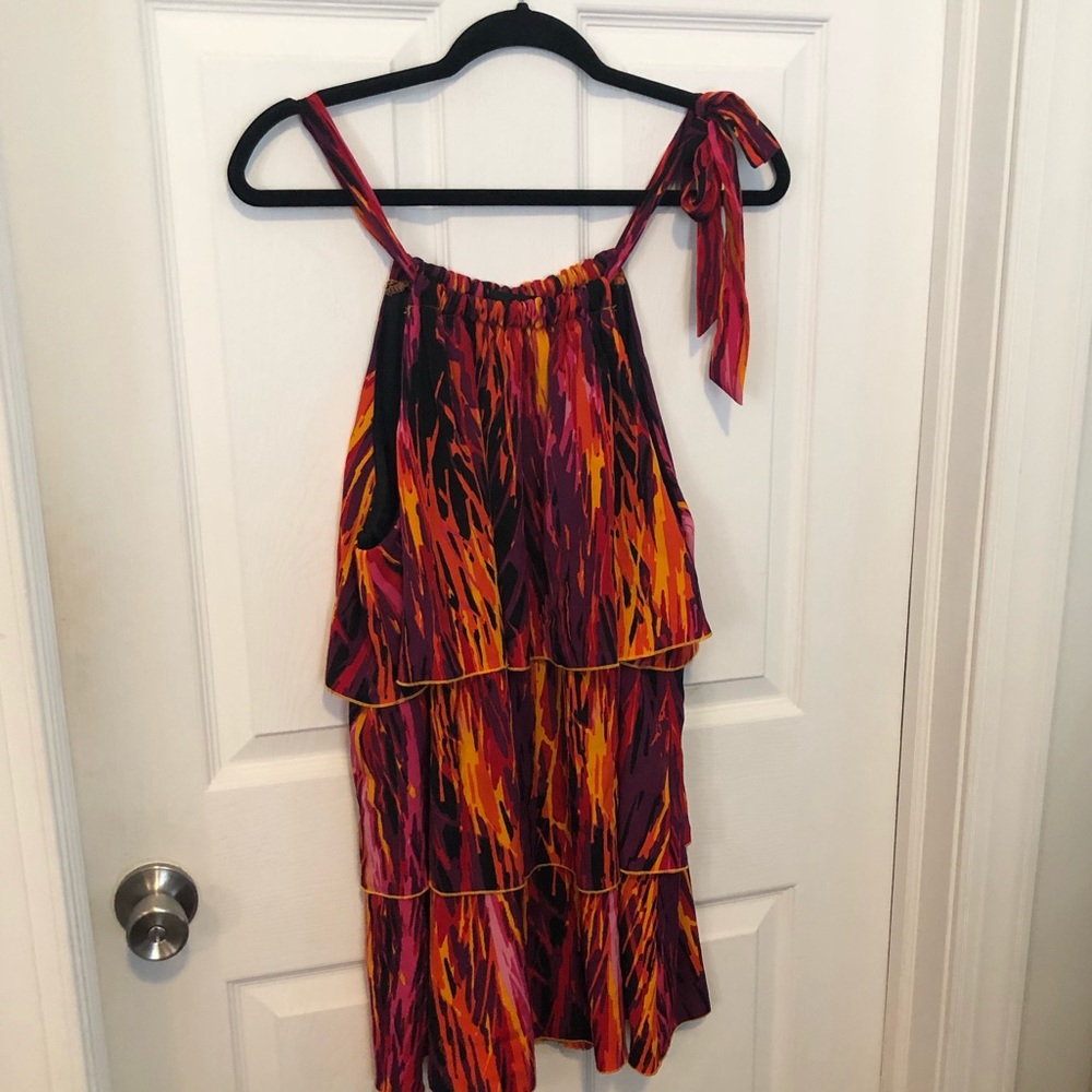 Lane Bryant. Striking, adjustable tie, tank top.